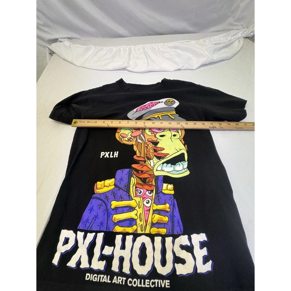Pixel House Zumiez PXL House Zombie Monkey NFT Graphic Tee Shirt Mens Small NWOT